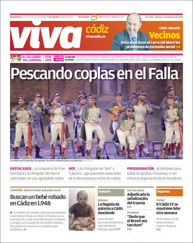 Portada de Viva Cadiz (Spain)