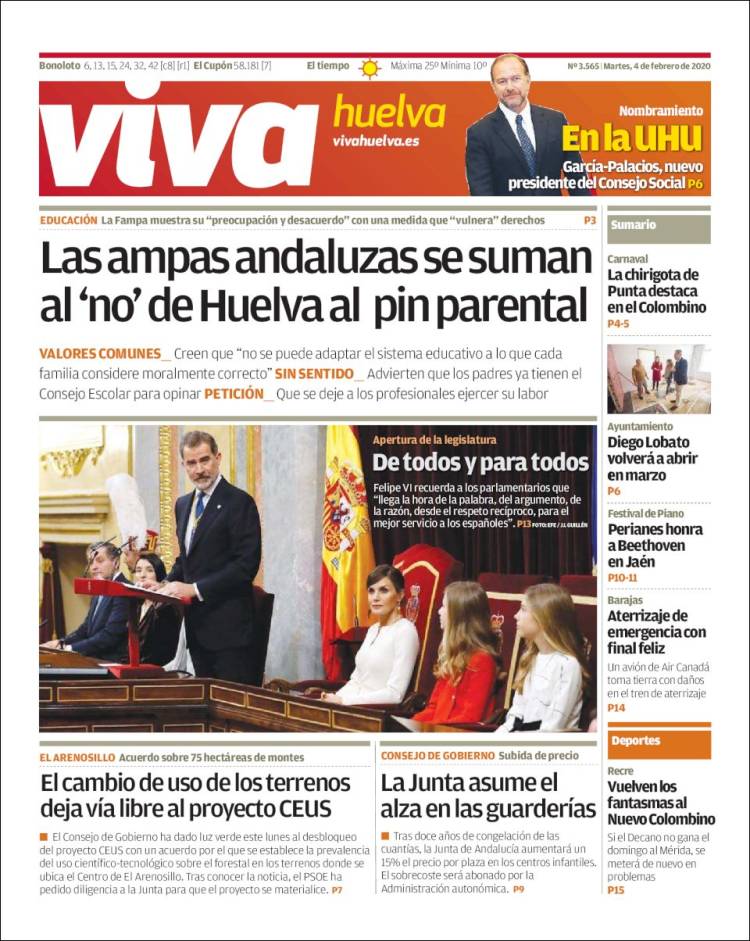 Portada de Viva Huelva (Spain)