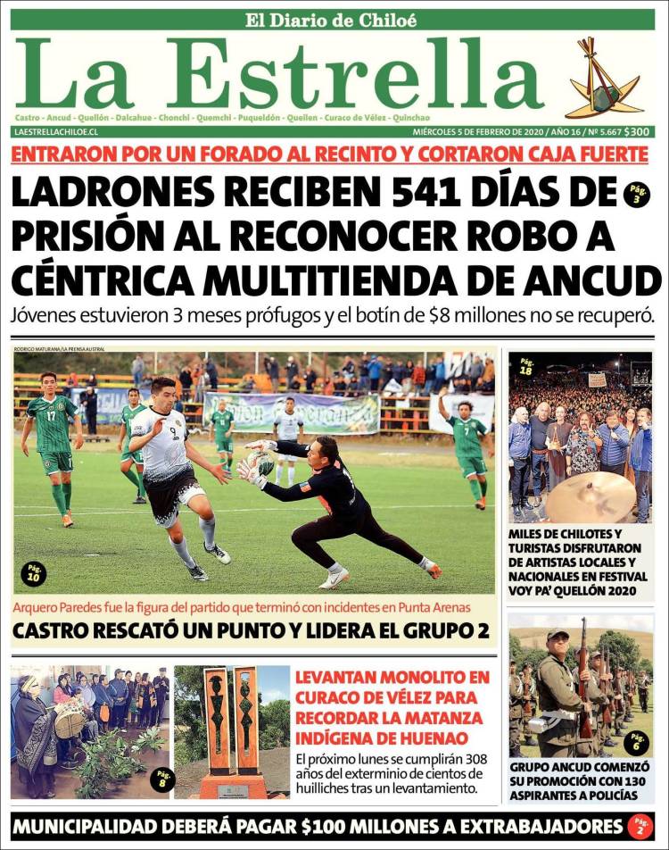 Portada de Estrella de Chiloé (Chile)