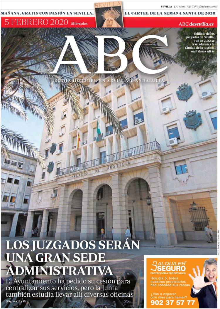 Portada de ABC - Sevilla (España)