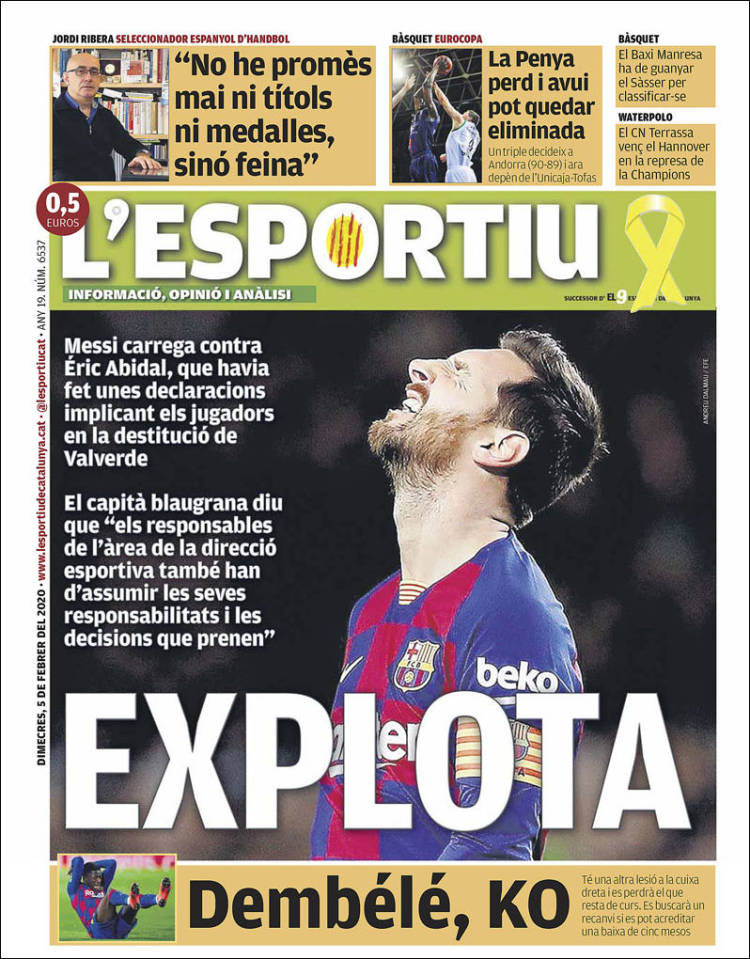 Portada de L'Esportiu (España)