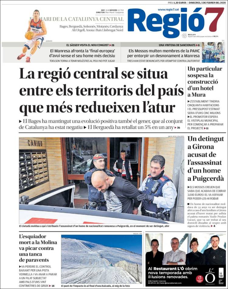 Portada de Regio7 (España)