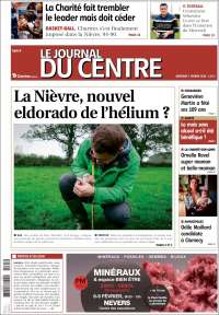Portada de Le Journal du Centre (Francia)
