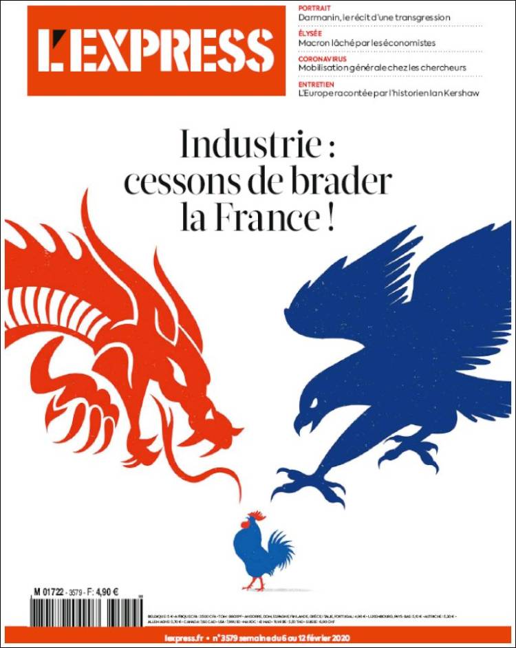 Portada de L'Express (Francia)
