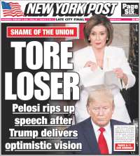 Portada de New York Post (USA)