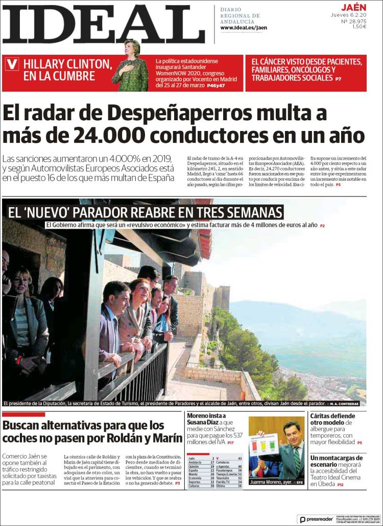 Portada de El Ideal de Jaén (España)