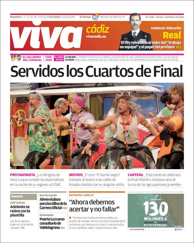Portada de Viva Cadiz (Espagne)