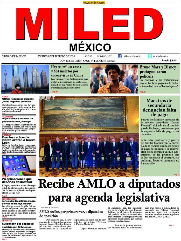 Portada de Miled (México)