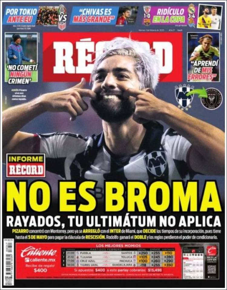 Portada de Record (México)