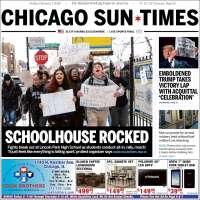 Portada de Chicago Sun-Times (USA)