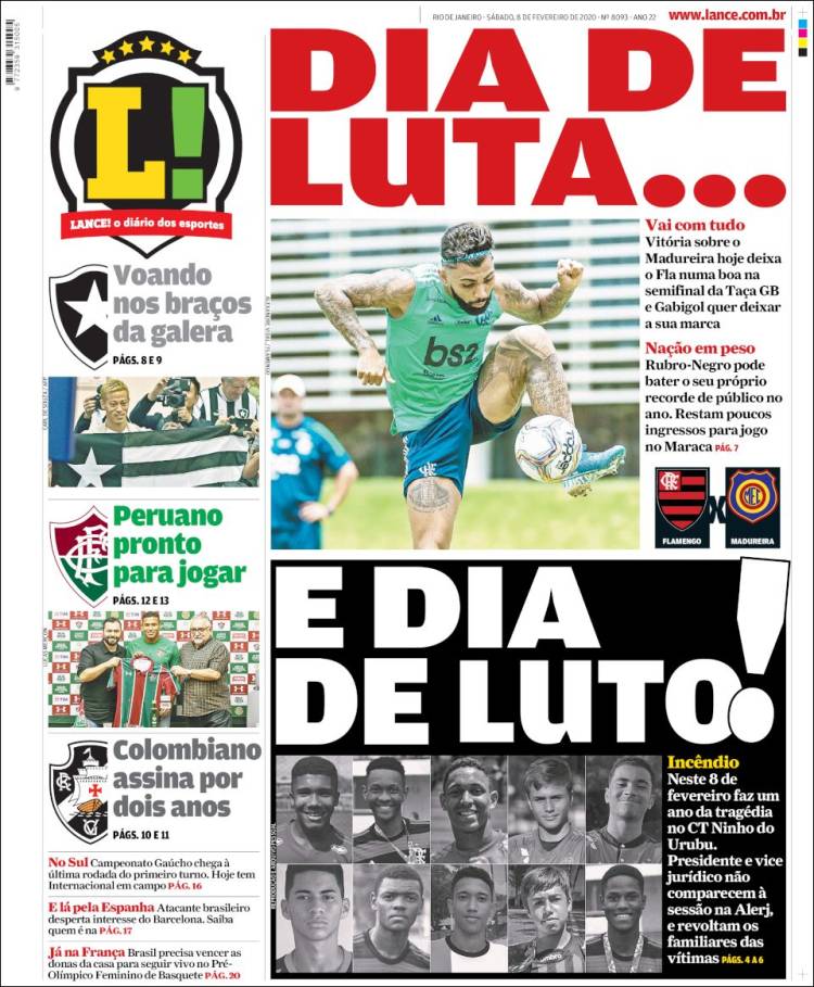 Portada de Lance! (Brasil)