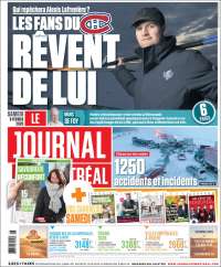 Portada de Le Journal de Montréal (Canada)