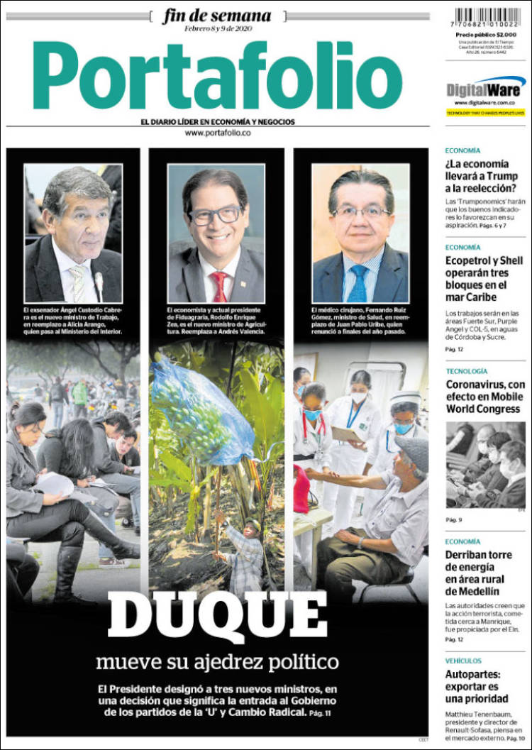 Portada de Portafolio (Colombia)