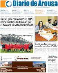 Portada de Diario de Arousa (Espa&ntilde;a)