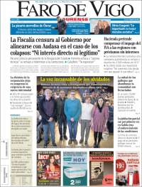 Portada de El Faro de Vigo - Ourense (Espa&ntilde;a)