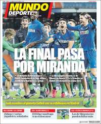 Portada de Mundo Deportivo Gipuzkoa (Espa&ntilde;a)