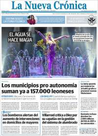 Portada de La Nueva Crónica (Espa&ntilde;a)
