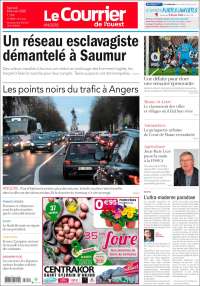Portada de Le Courrier de l'Ouest (Francia)