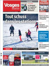 Portada de Vosges Matin (Francia)