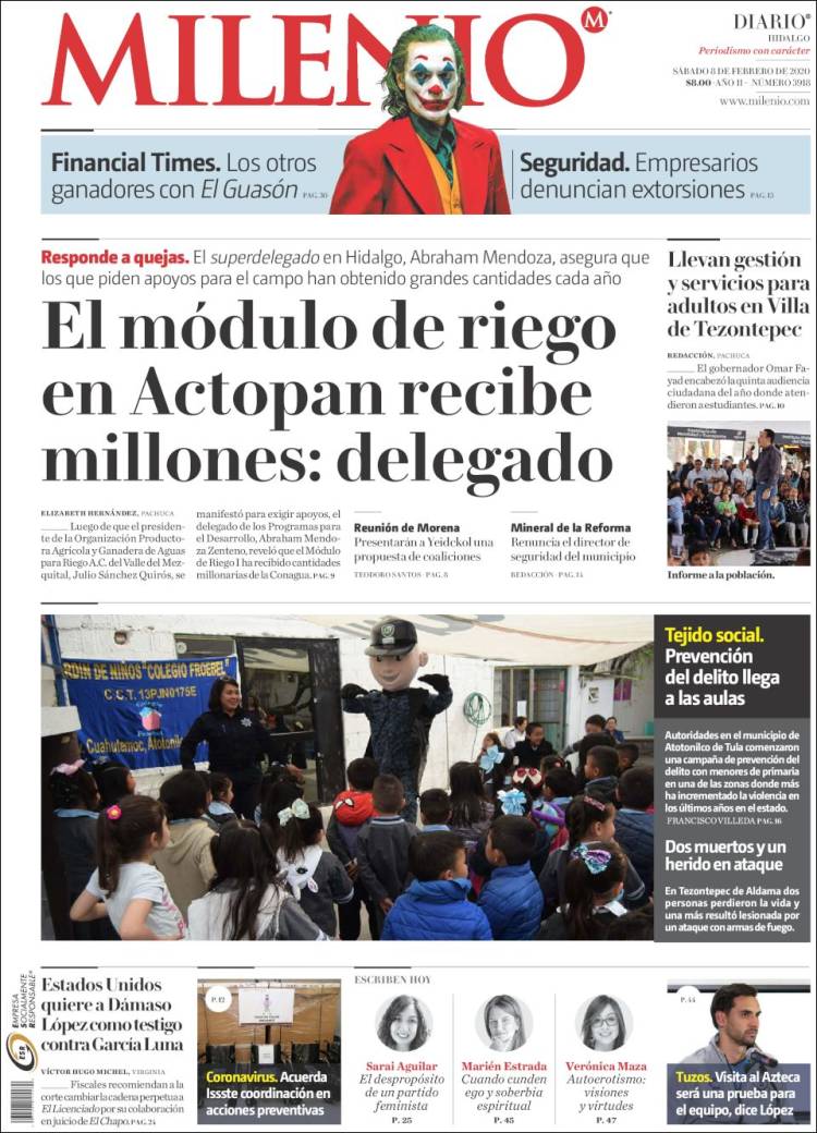 Portada de Milenio de Hidalgo (México)