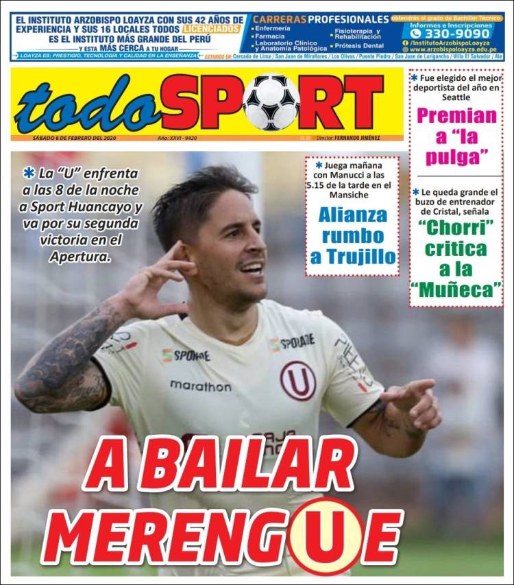 Portada de TodoSport (Perú)