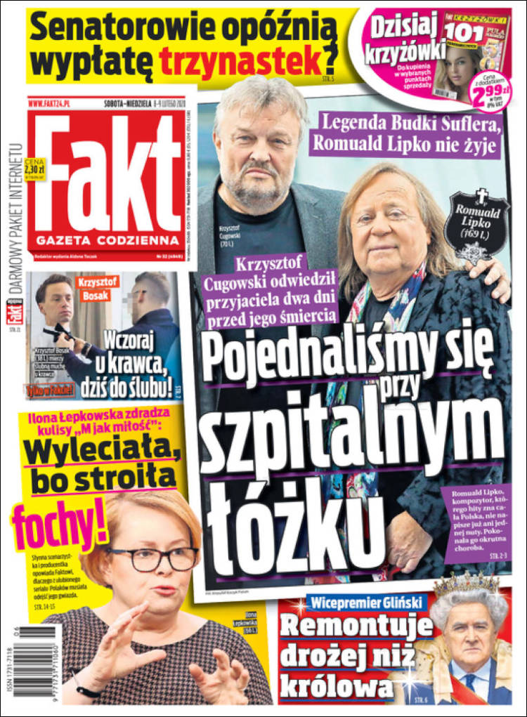 Portada de Fakt (Polonia)