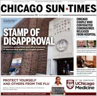 Portada de Chicago Sun-Times (USA)