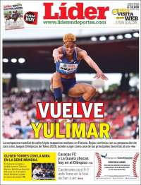 Portada de Lider en deportes (Venezuela)