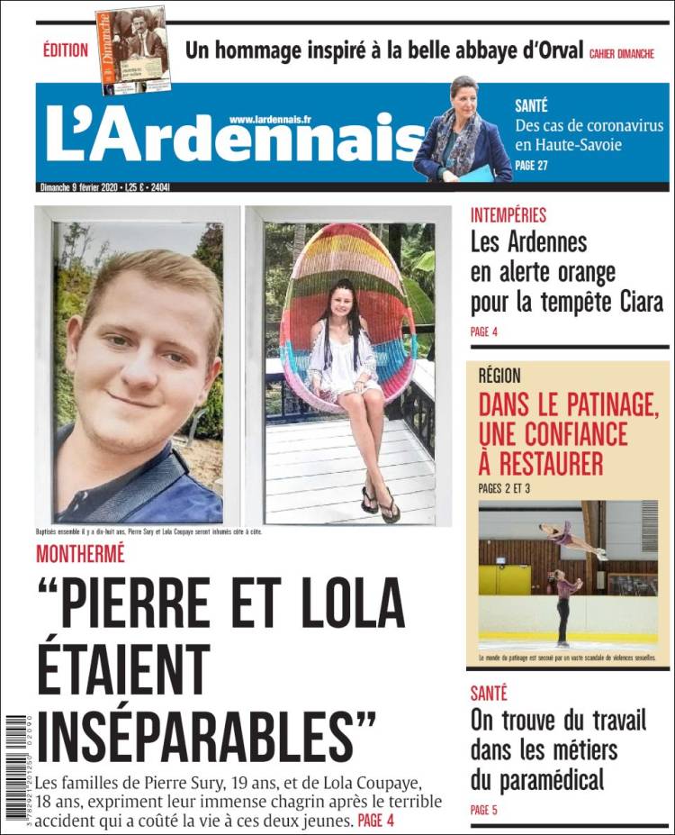 Portada de L'Ardenais (Francia)