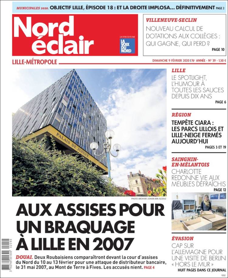 Portada de Nord Éclair (Francia)