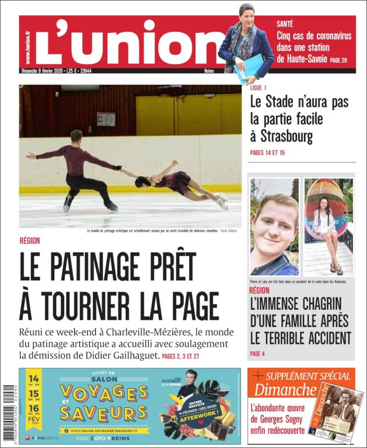 Portada de L'Union (Francia)