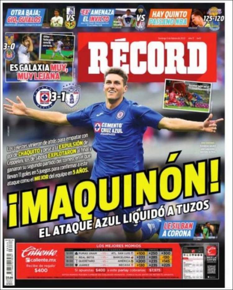 Portada de Record (México)