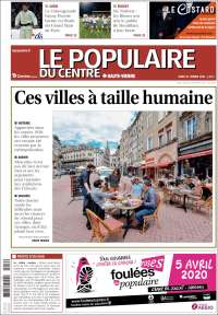Portada de Le Populaire du Centre (France)