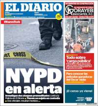 Portada de El Diario NY (USA)