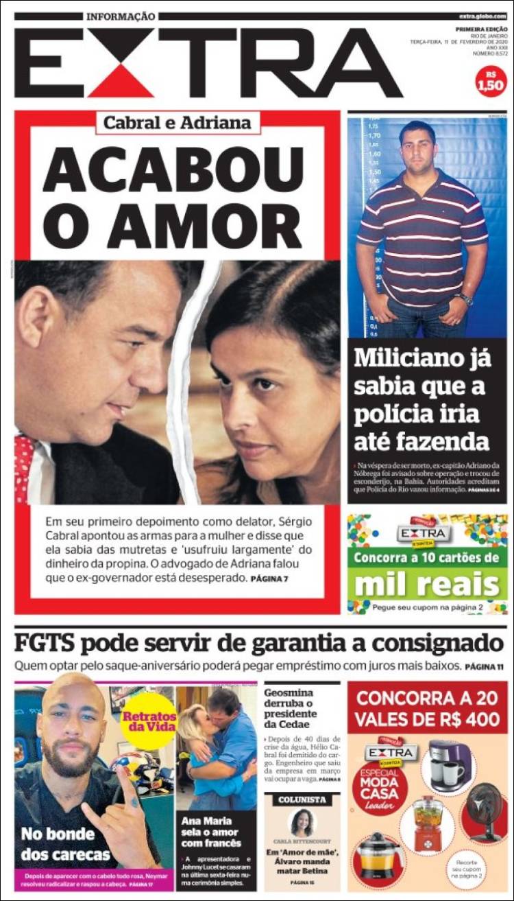 Portada de Extra (Brasil)