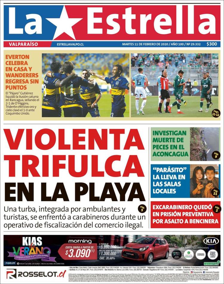 Portada de Estrella de Valparaiso (Chile)