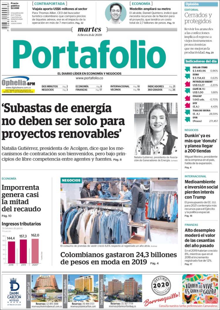 Portada de Portafolio (Colombia)
