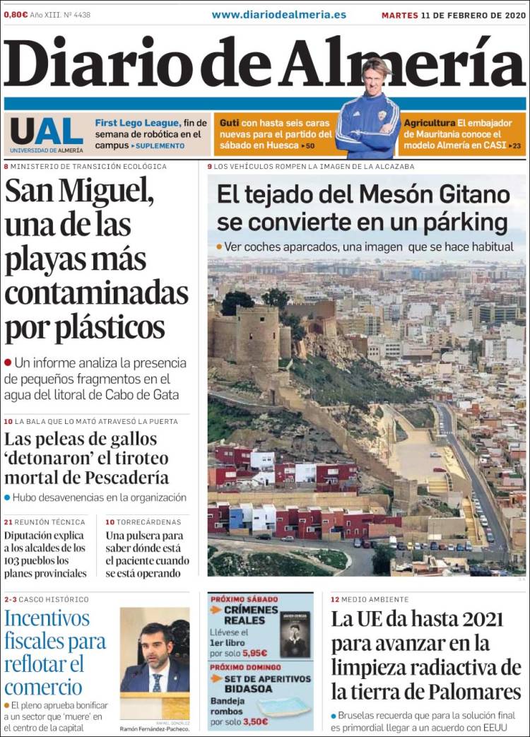 Portada de Diario de Almería (Espa&ntilde;a)