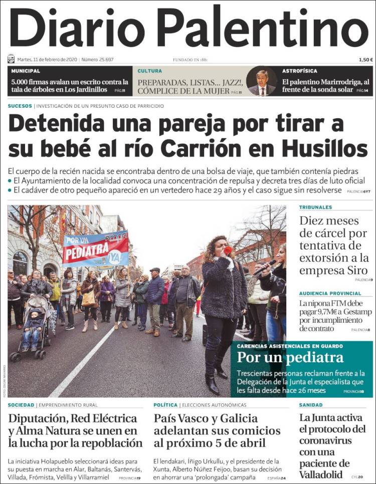 Portada de Diario Palentino (Espa&ntilde;a)