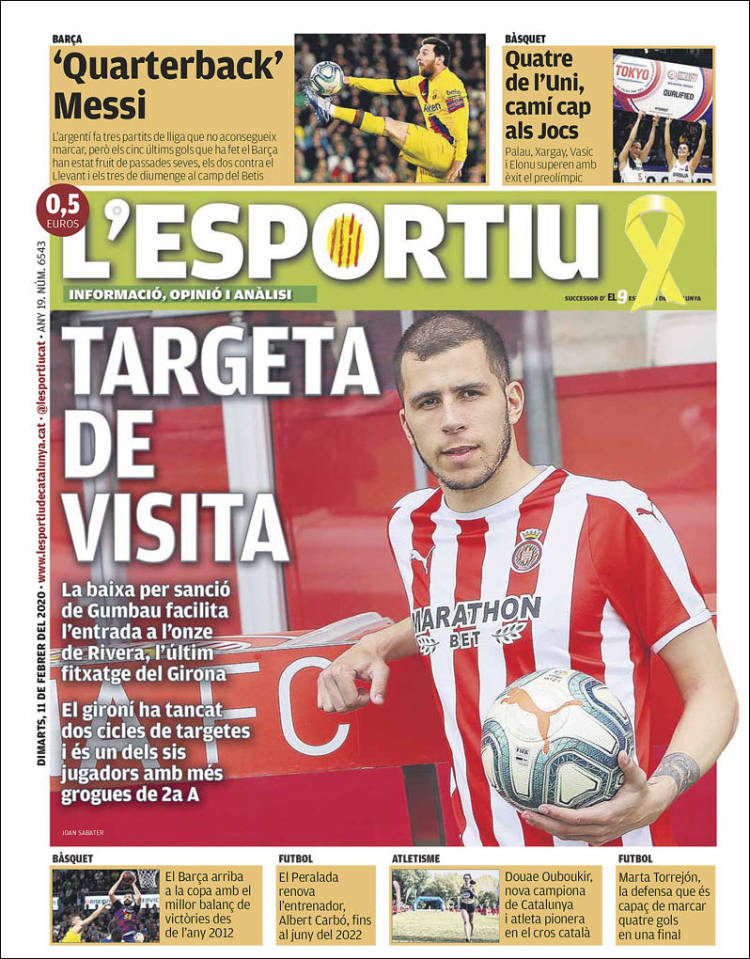 Portada de L'Esportiu : Girona (Espa&ntilde;a)