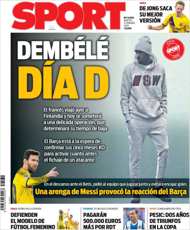Portada de Sport (Espa&ntilde;a)