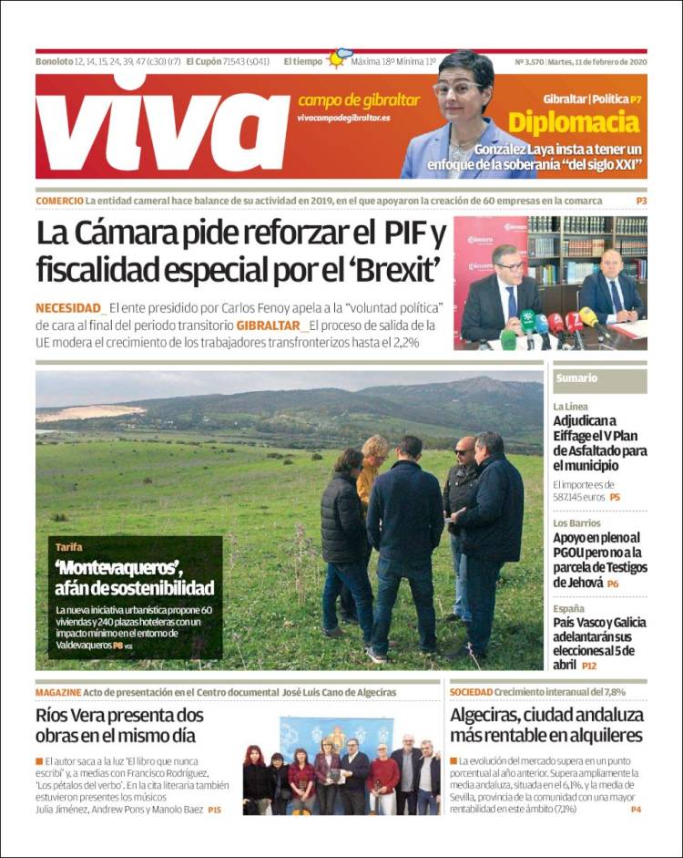 Portada de Viva Campo de Gibraltar (Espa&ntilde;a)