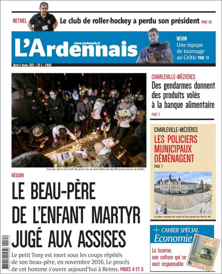Portada de L'Ardenais (Francia)