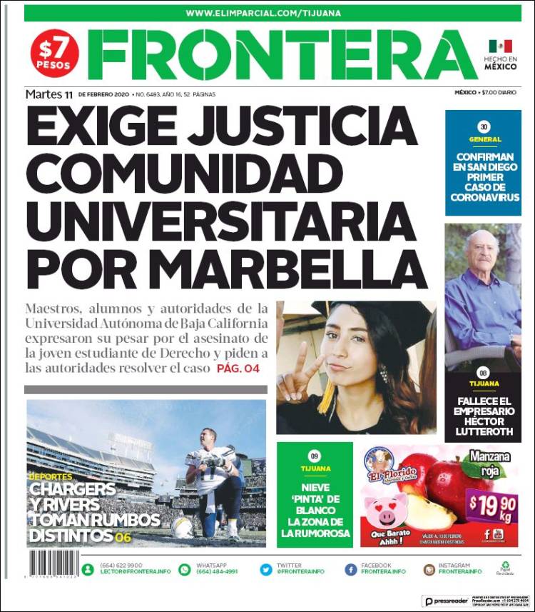 Portada de Frontera (Mexico)