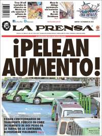 Portada de La Prensa (Mexico)