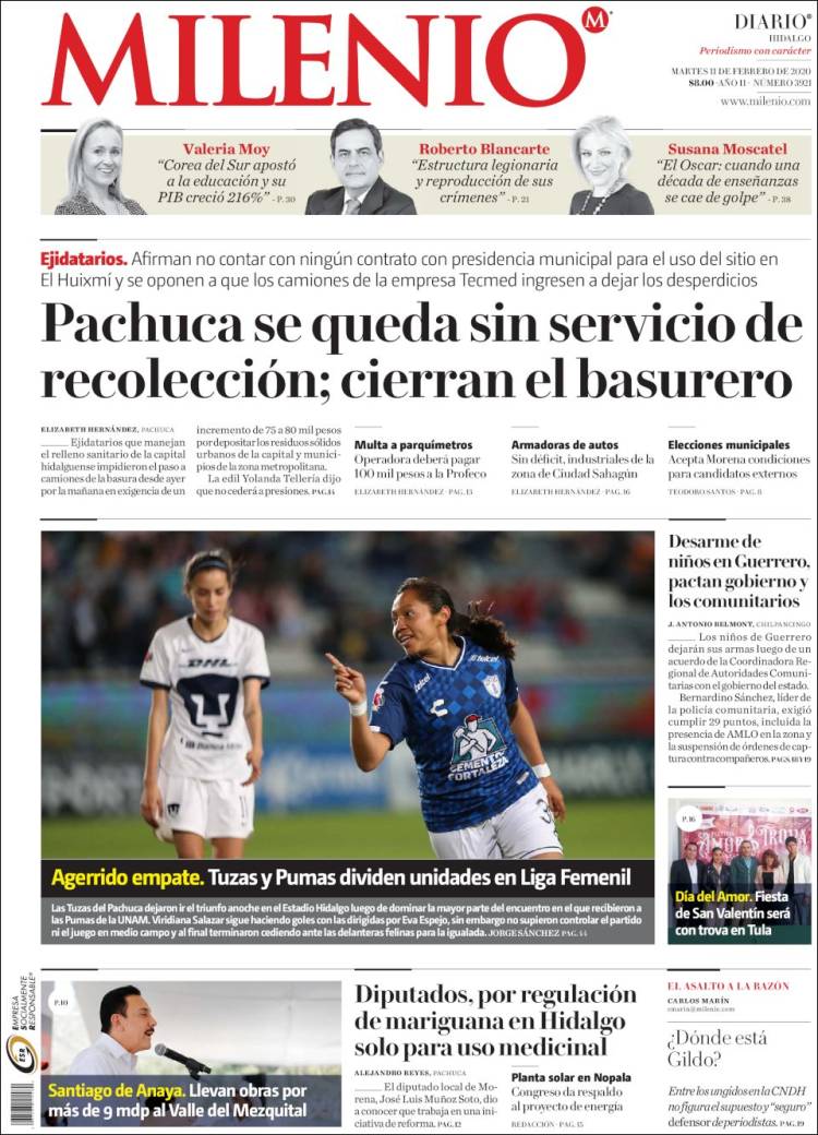 Portada de Milenio de Hidalgo (Mexico)