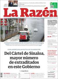 Portada de La Razón (Mexico)