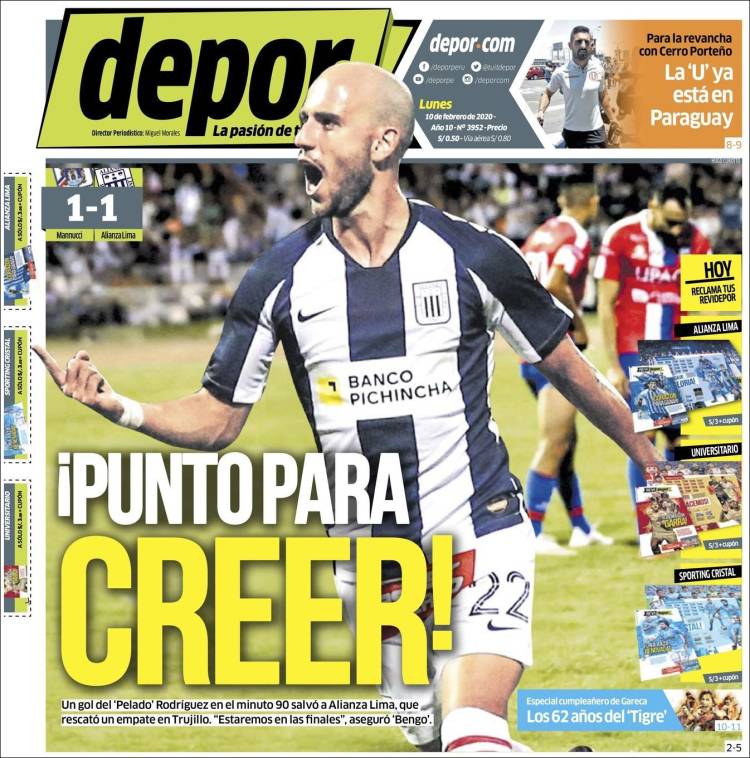 Portada de Depor (Perú)