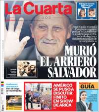 Portada de La Cuarta (Chile)