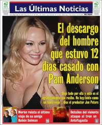 Portada de Las Últimas Noticias (Chile)